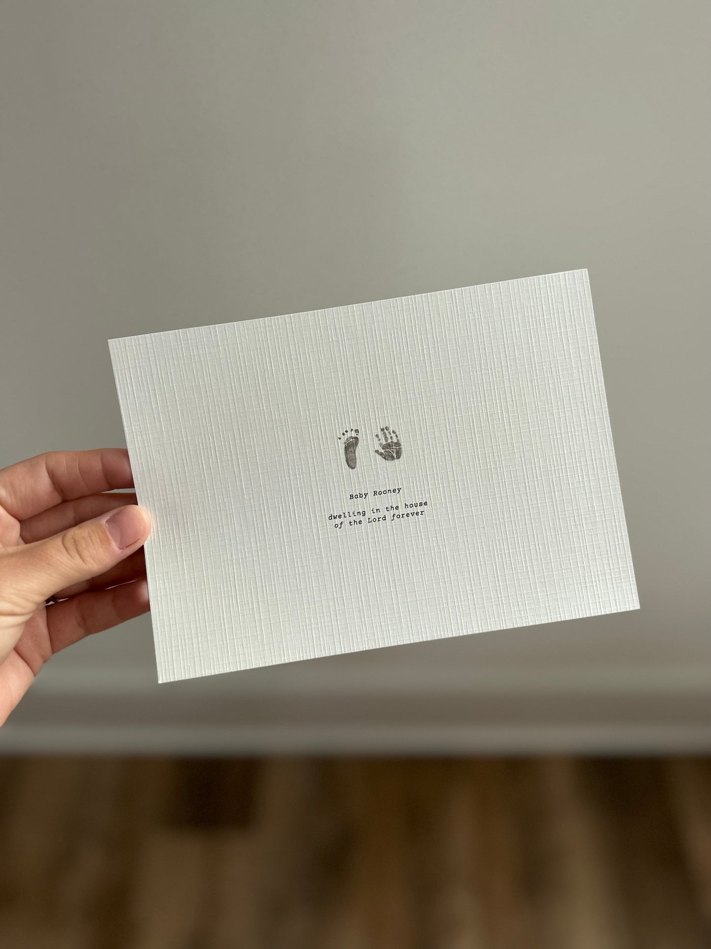 Miscarriage Keepsake Print - Biblical