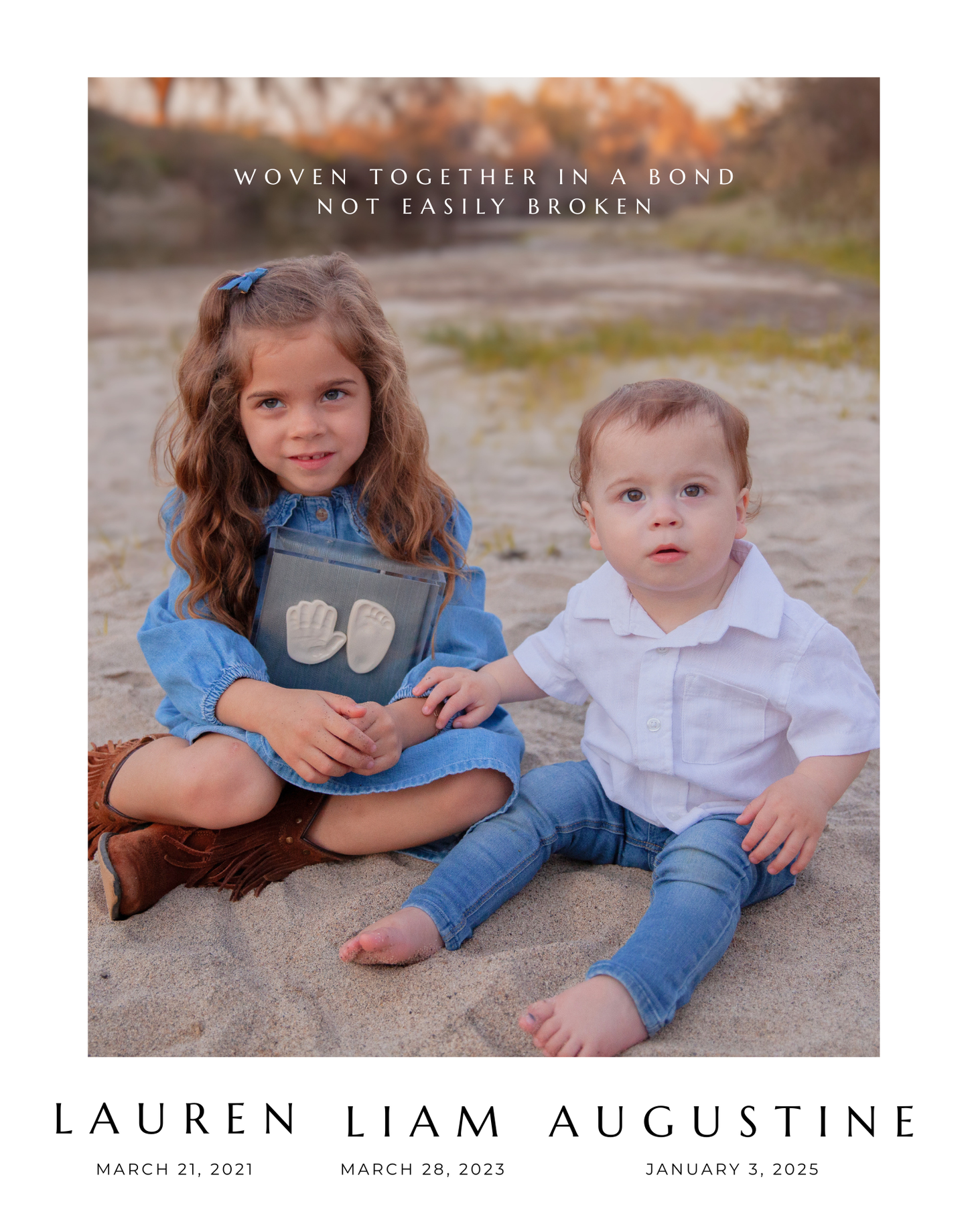 Sibling Keepsake Print