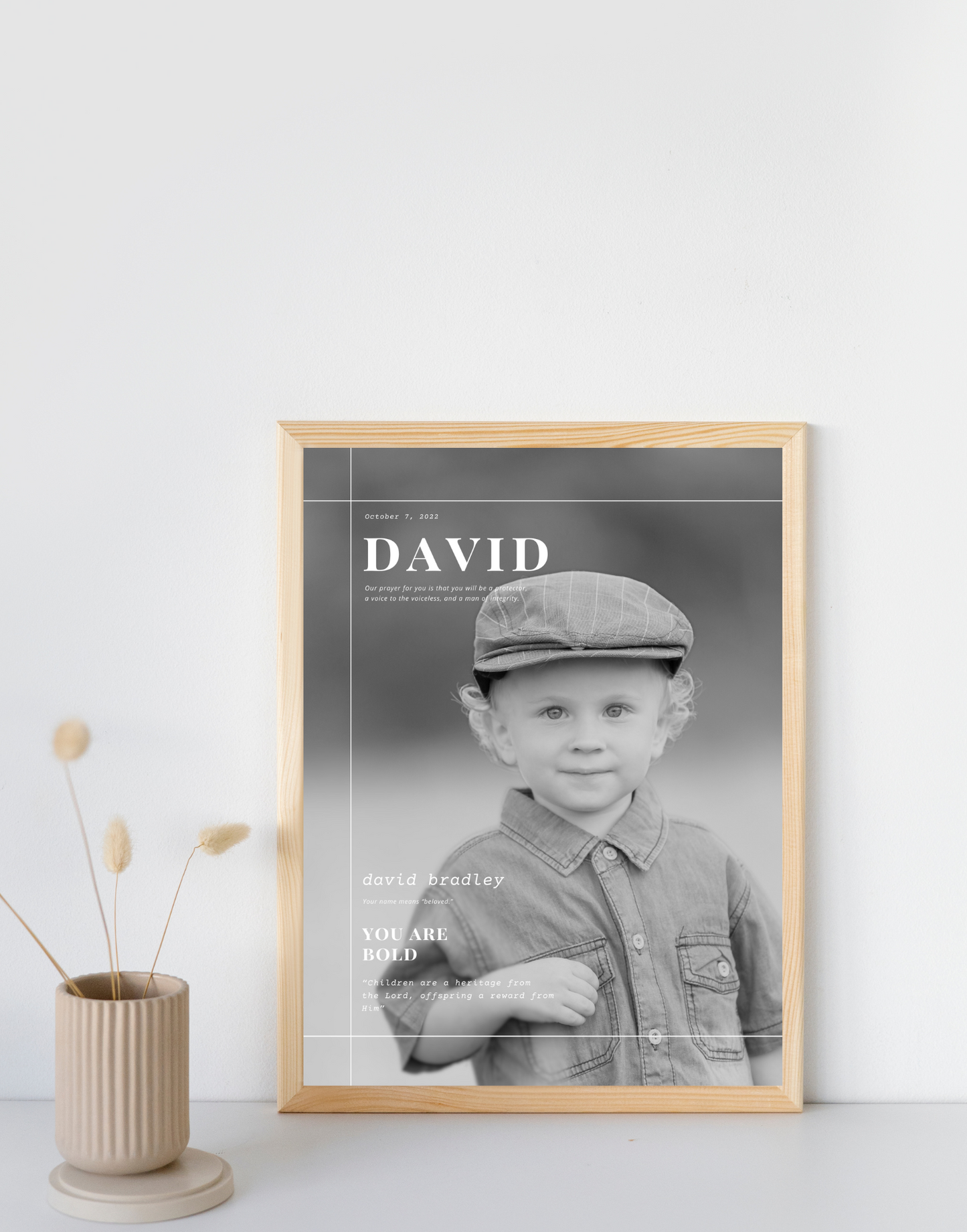Dedication Print - Biblical