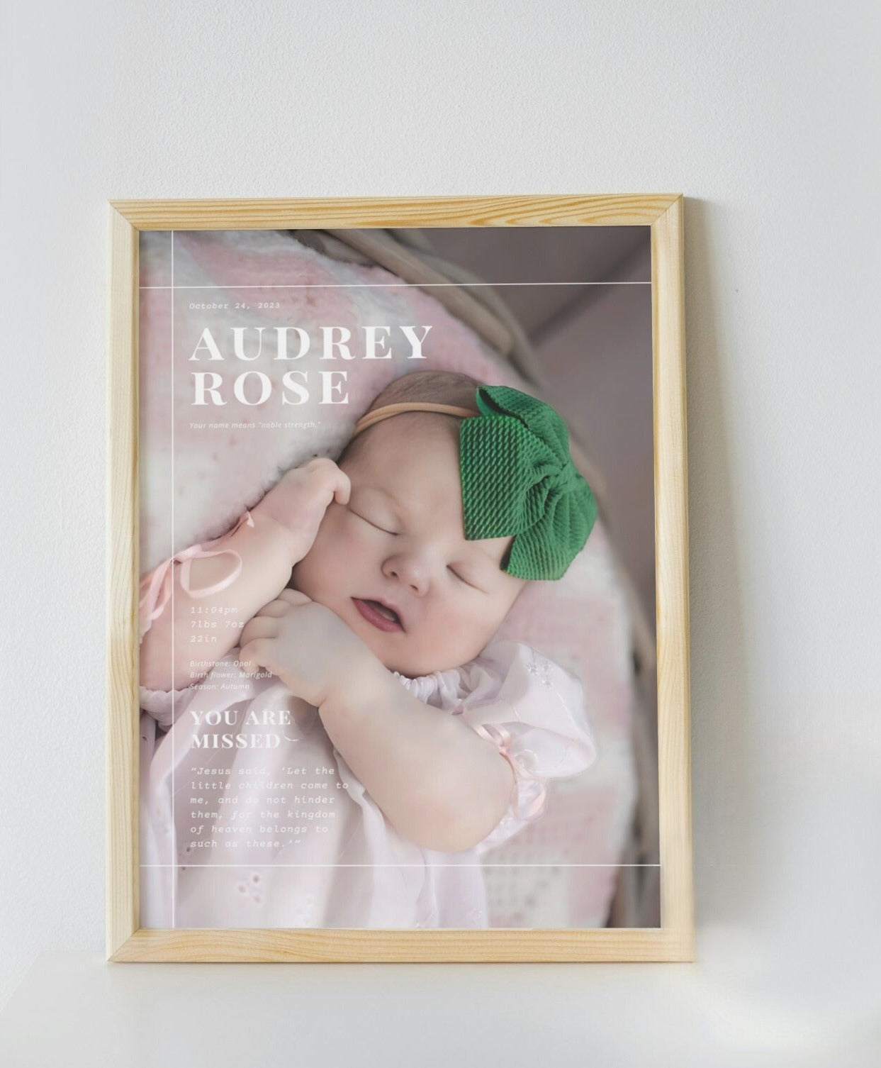 Birth Poster - Biblical