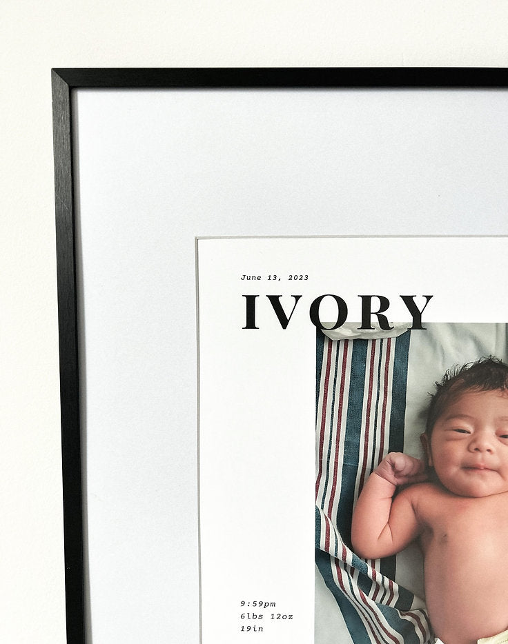 Birth Print - Traditional