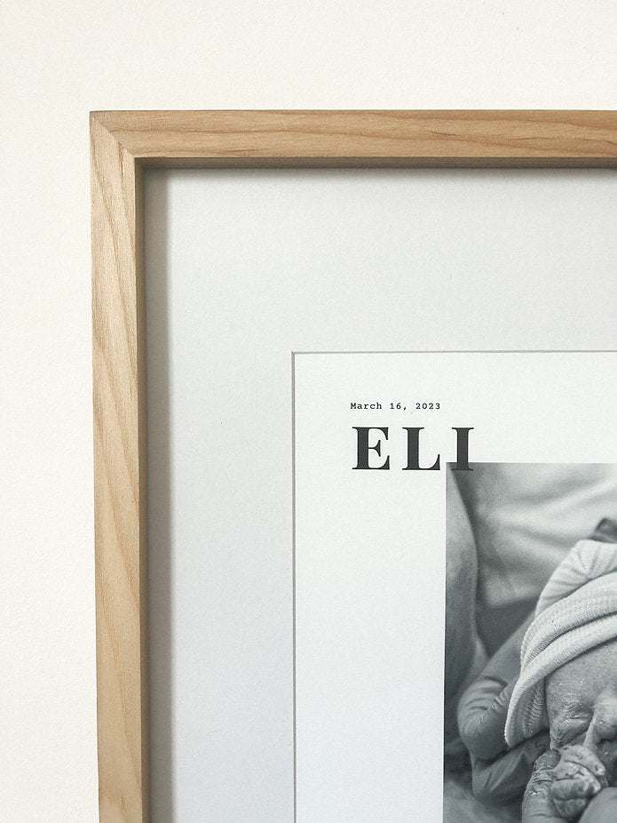 Modern Birth Print - Biblical
