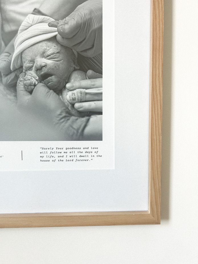 Modern Birth Print - Biblical