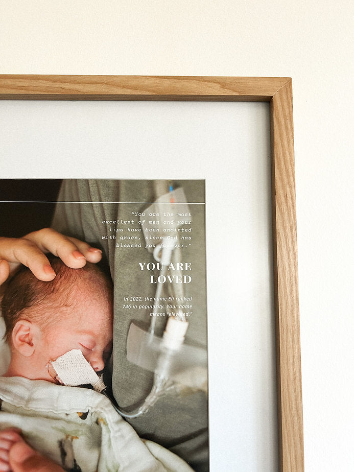 Birth Print - Biblical