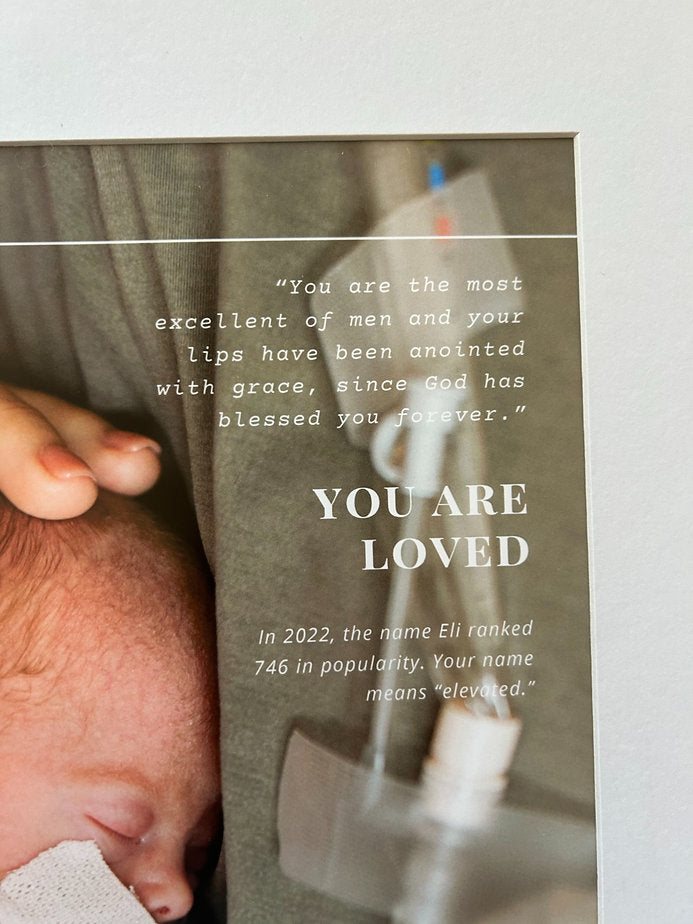 Birth Print - Biblical
