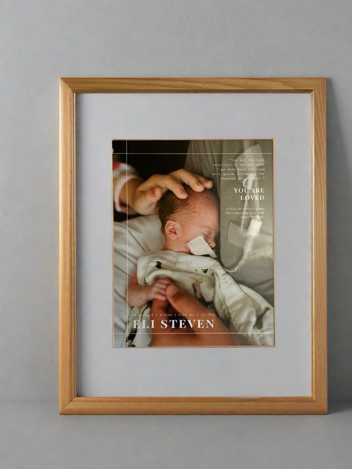 Birth Print - Biblical