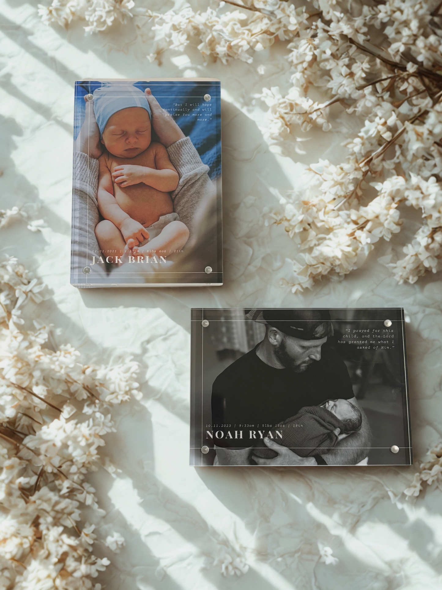 Desk Size Birth Print - Traditional
