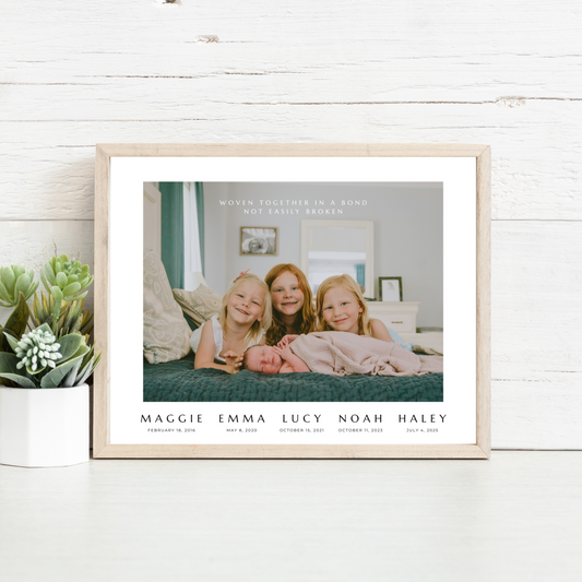 Sibling Keepsake Print