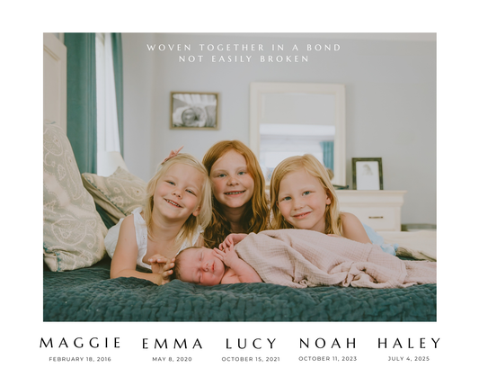Sibling Keepsake Print