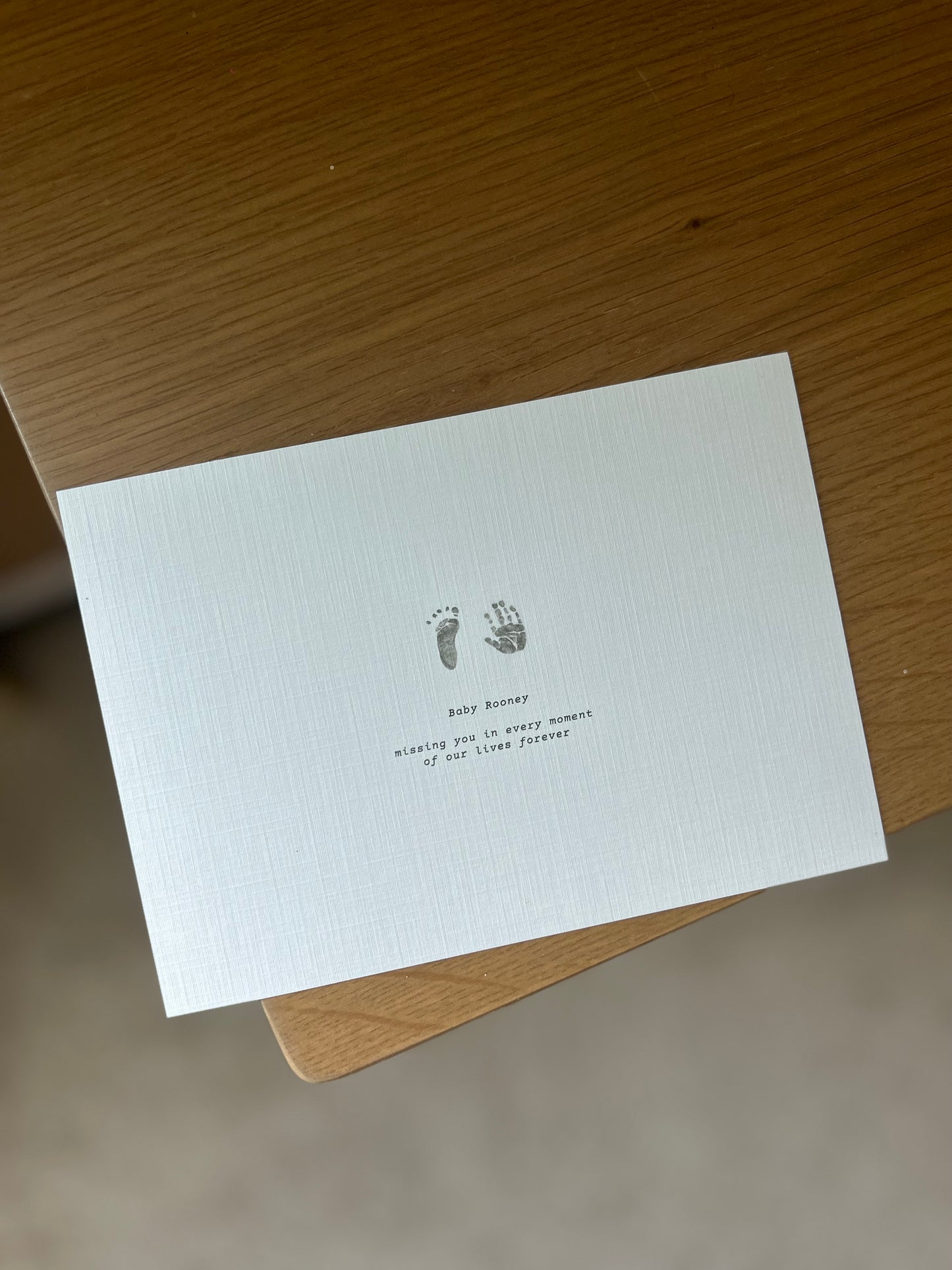 Miscarriage Keepsake - Traditional