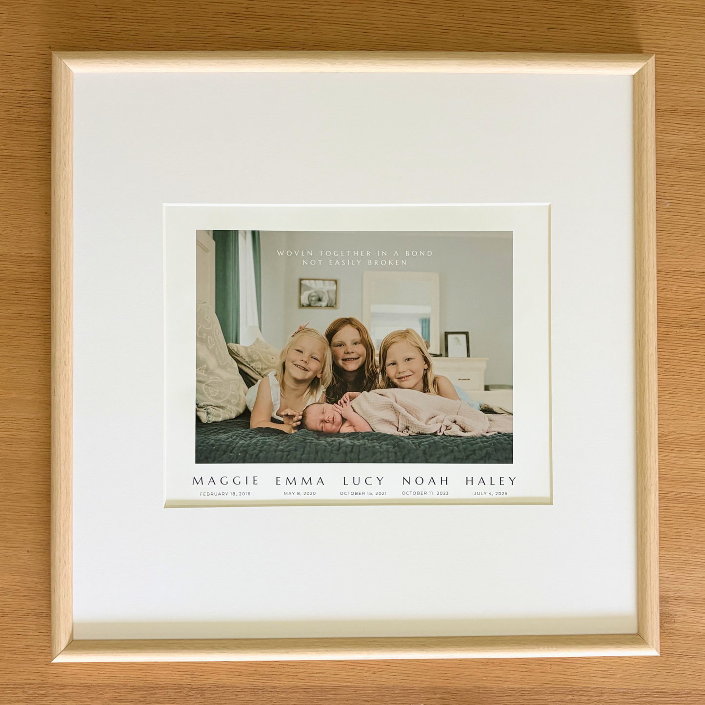 Sibling Keepsake Print