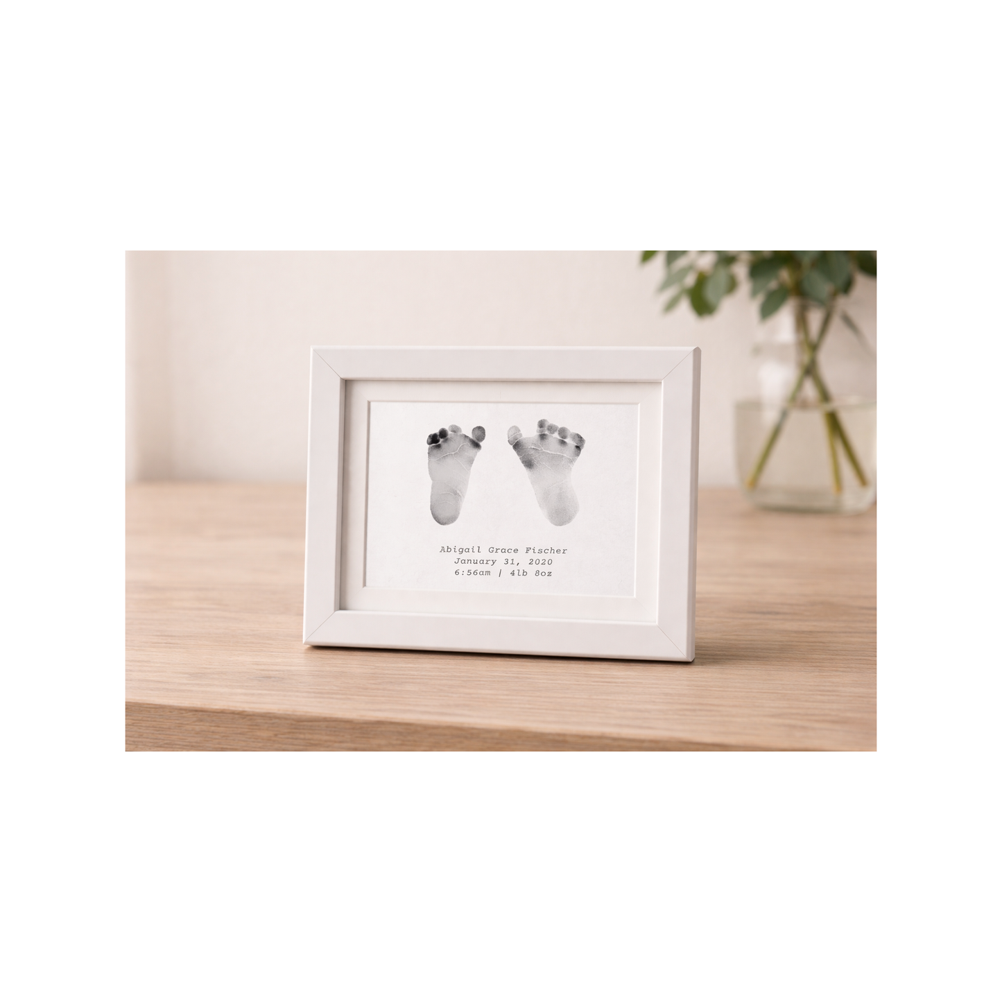 True-to-Size Handprint & Footprint Heirloom Keepsake